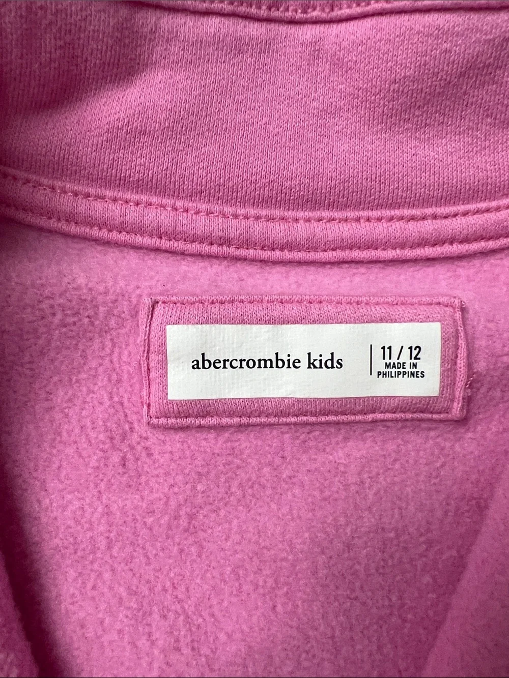 Abercrombie kids quarter zip